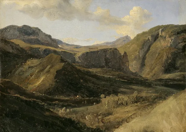 The Temple of Segesta (Sicily), Achille Etna Michallon