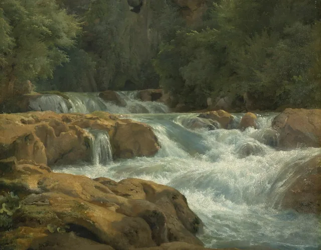 The Torrent (Tivoli), Achille Etna Michallon