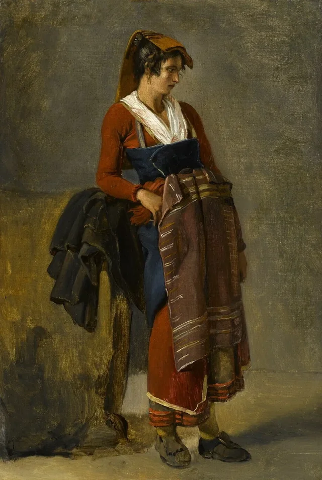 Campesina de los alrededores de Roma