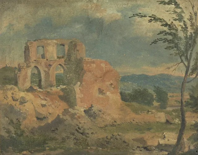 Ruins in a Landscape, Achille Etna Michallon