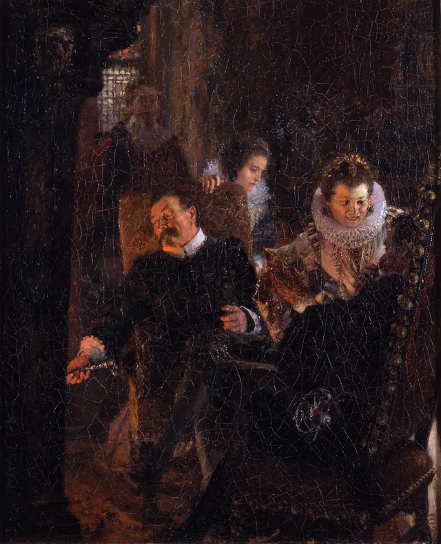 Au coin du feu, Adolph Menzel