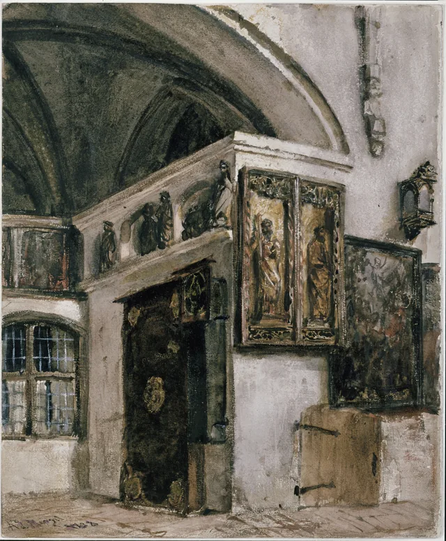 Interior da igreja do mosteiro em Berlim