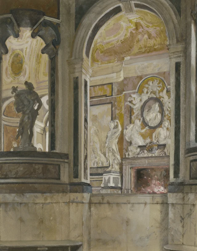 The Marble Bath in Kassel, Adolph Menzel