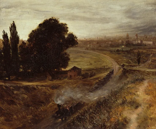 El ferrocarril Berlín-Potsdam, Adolph Menzel