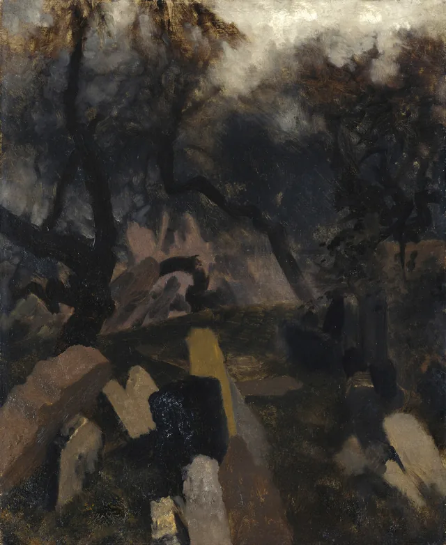 El cementerio judío de Praga, Adolph Menzel