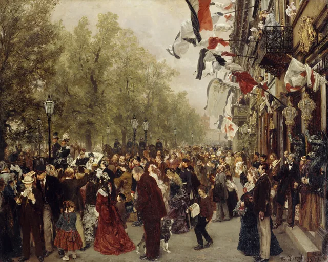 Le Départ du roi Guillaume Ier pour l'armée, le 31 juillet 1870