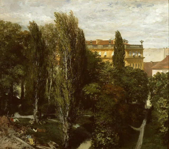 O jardim do palácio do príncipe Alberto