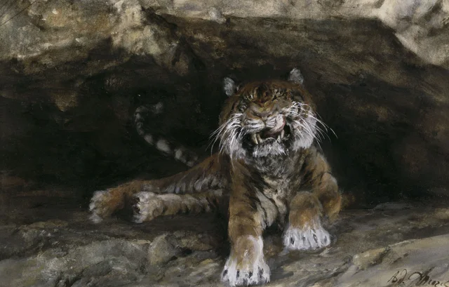 Le Tigre (Album pour les enfants), Adolph Menzel