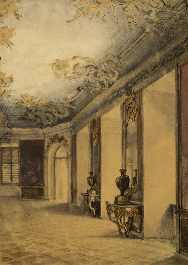 Sala en el castillo de Lissa