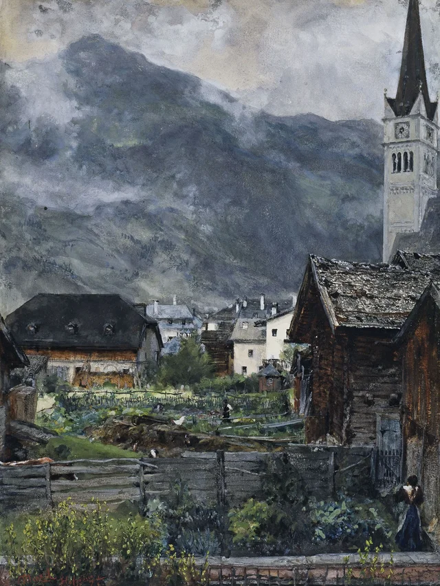 Vista desde la villa Herrmann sobre el valle de Hofgastein
