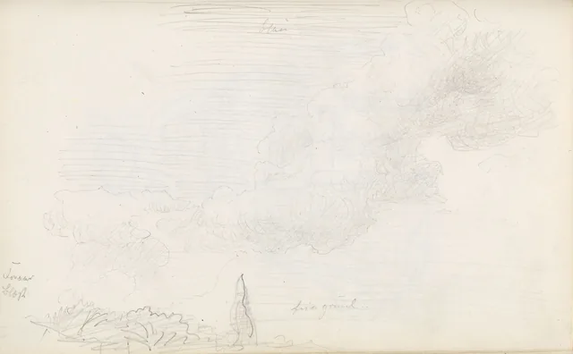 雲の習作