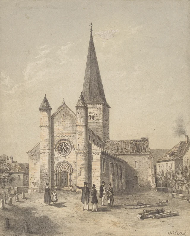 Vue de l'église Saint-Adelphe de Neuwiller-lès-Saverne