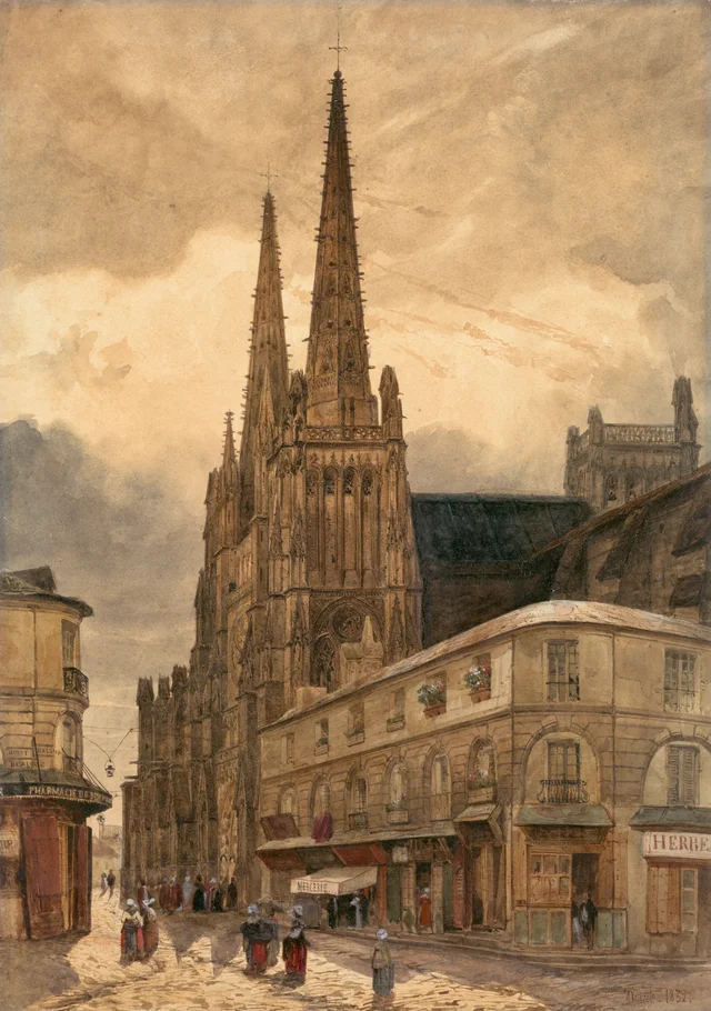 Catedral de San Andrés de Burdeos, Adrien Dauzats