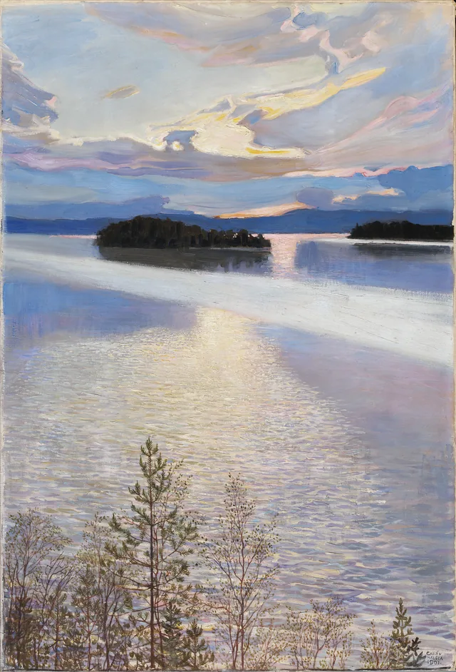 湖の風景
