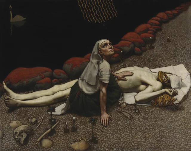 La Mère de Lemminkäinen, Akseli Gallen-Kallela