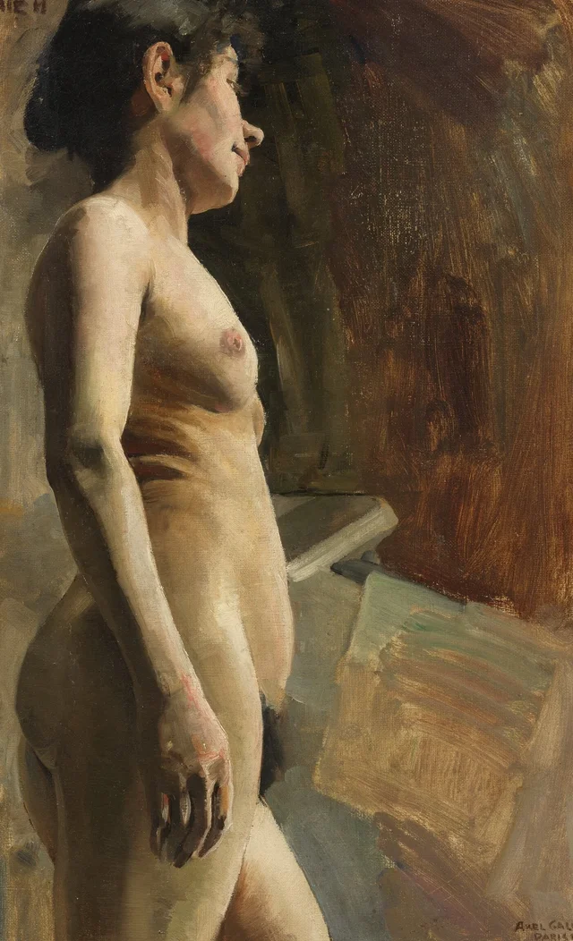 Estudio de modelo, Akseli Gallen-Kallela