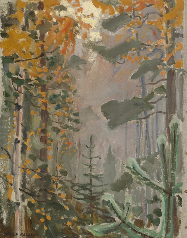 Paisaje de otoño, Akseli Gallen-Kallela