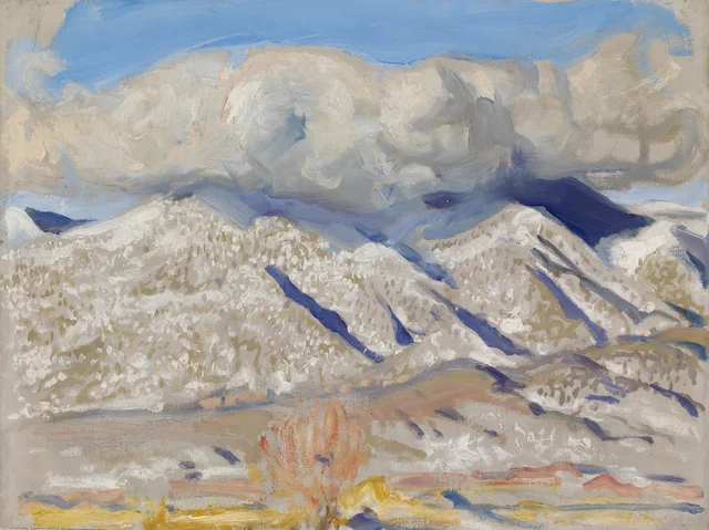 Las montañas de Taos cubiertas de nubes, Akseli Gallen-Kallela
