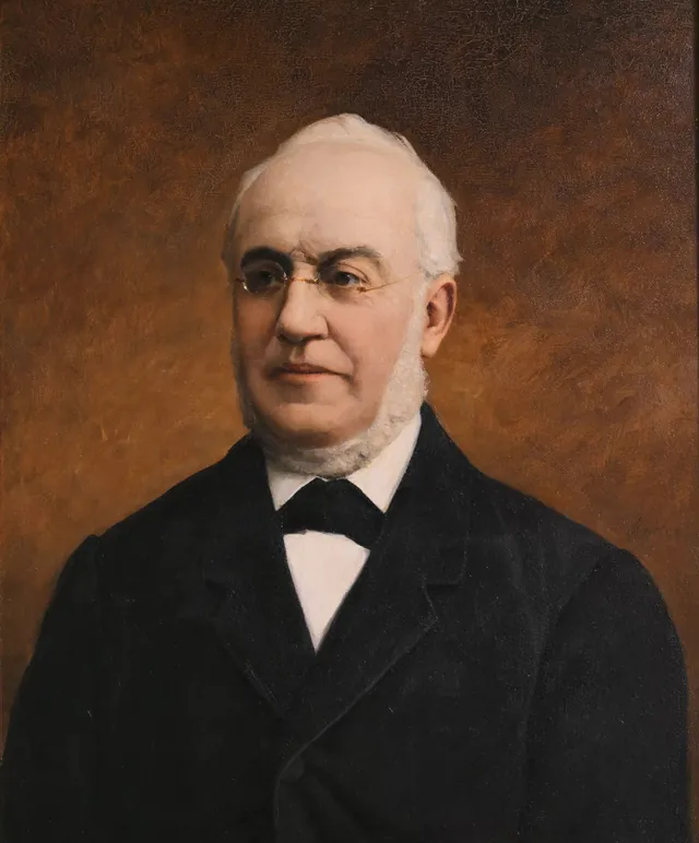 Retrato do professor Franz Lang, Albert Anker