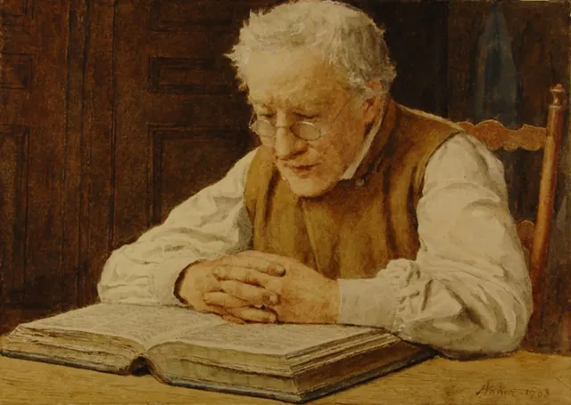 O Leitor da Bíblia, Albert Anker