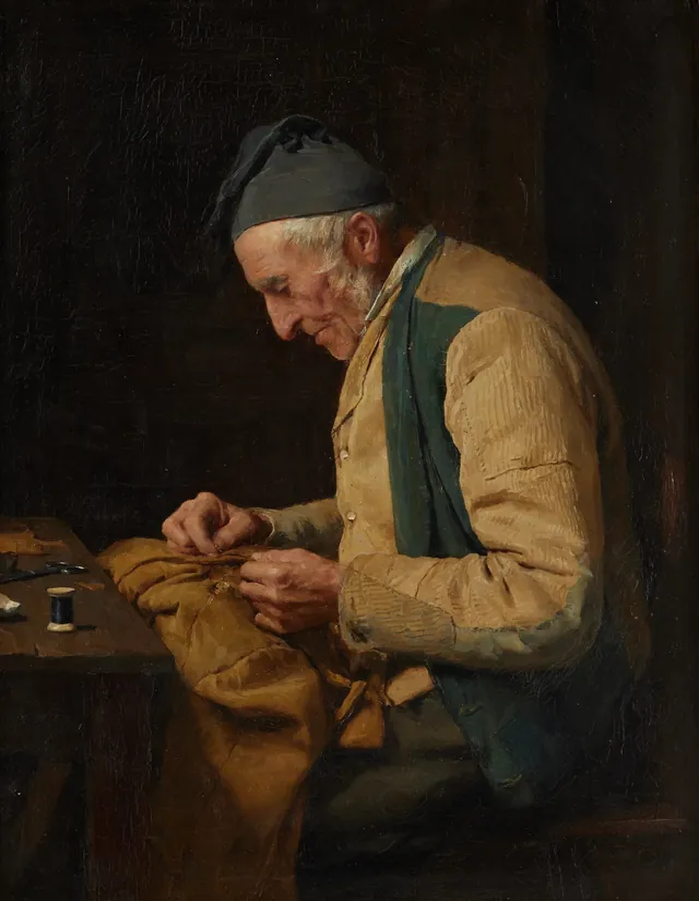O Alfaiate da aldeia, Albert Anker