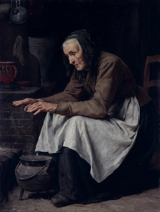 Idade avançada I, Albert Anker