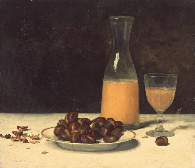 Natureza-morta: vinho novo, Albert Anker