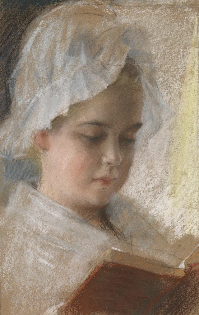 Retrato de Berta Edelfelt, estudio