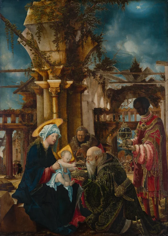 La adoración de los Magos, Albrecht Altdorfer
