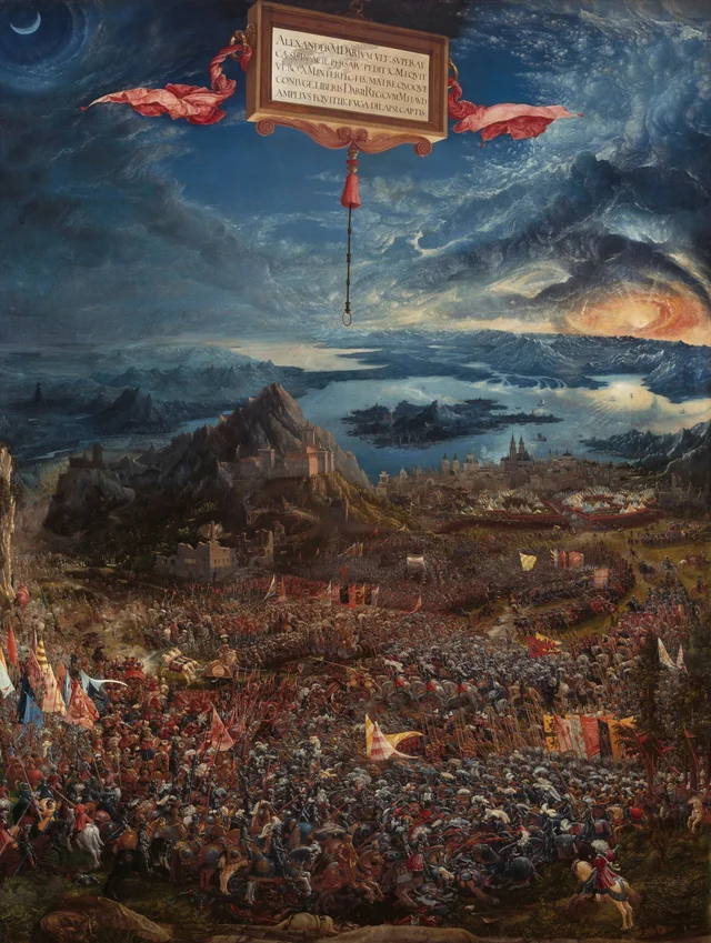 A Batalha de Alexandre em Isso, Albrecht Altdorfer