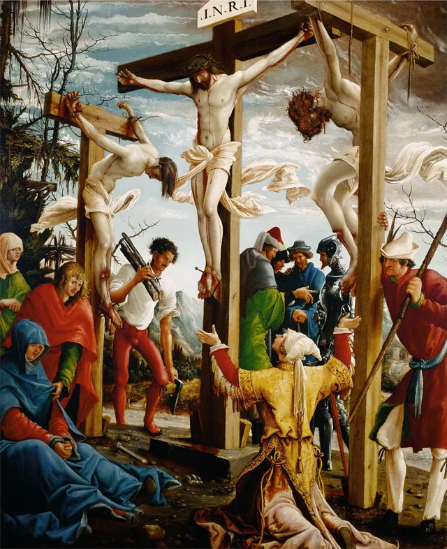 聖セバスティアヌス祭壇画:磔刑, アルブレヒト・アルトドルファー