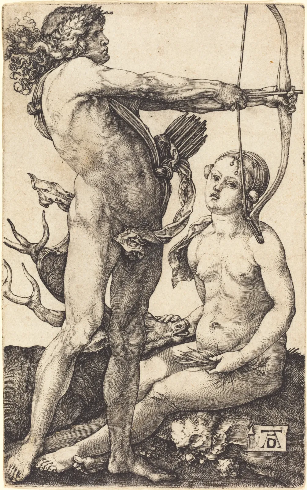Apollon et Diane, Albrecht Dürer