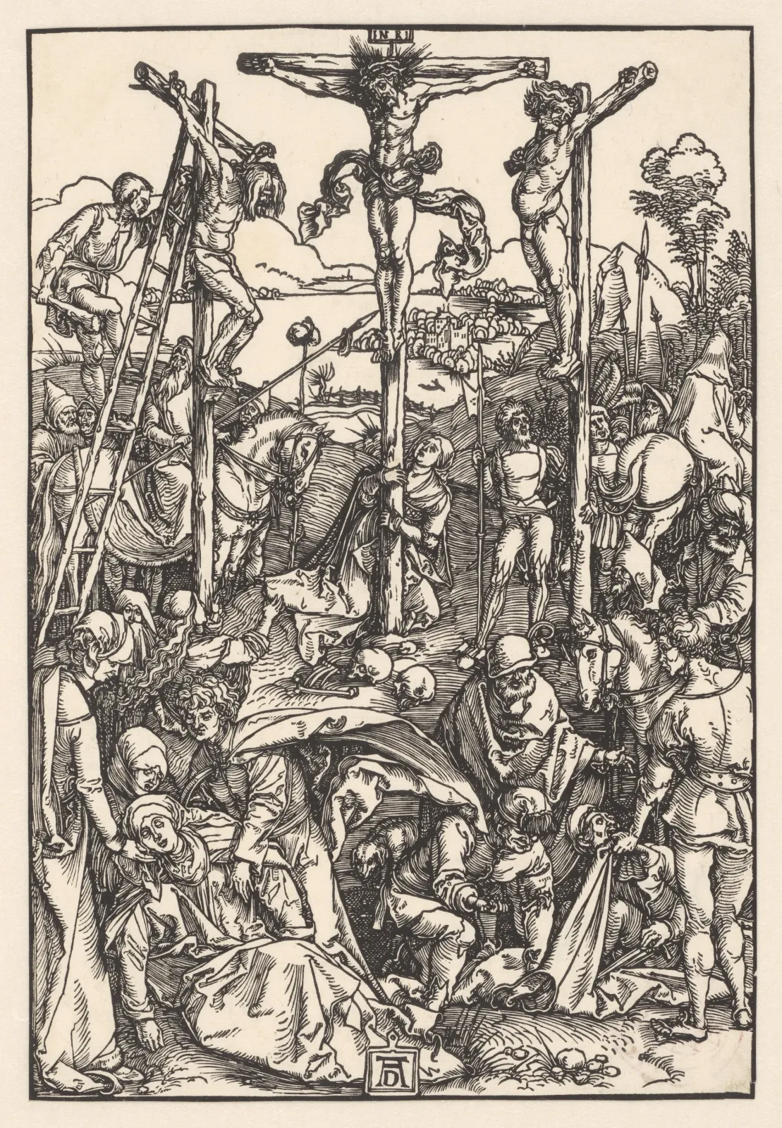 calvaire avec les trois croix, Albrecht Dürer