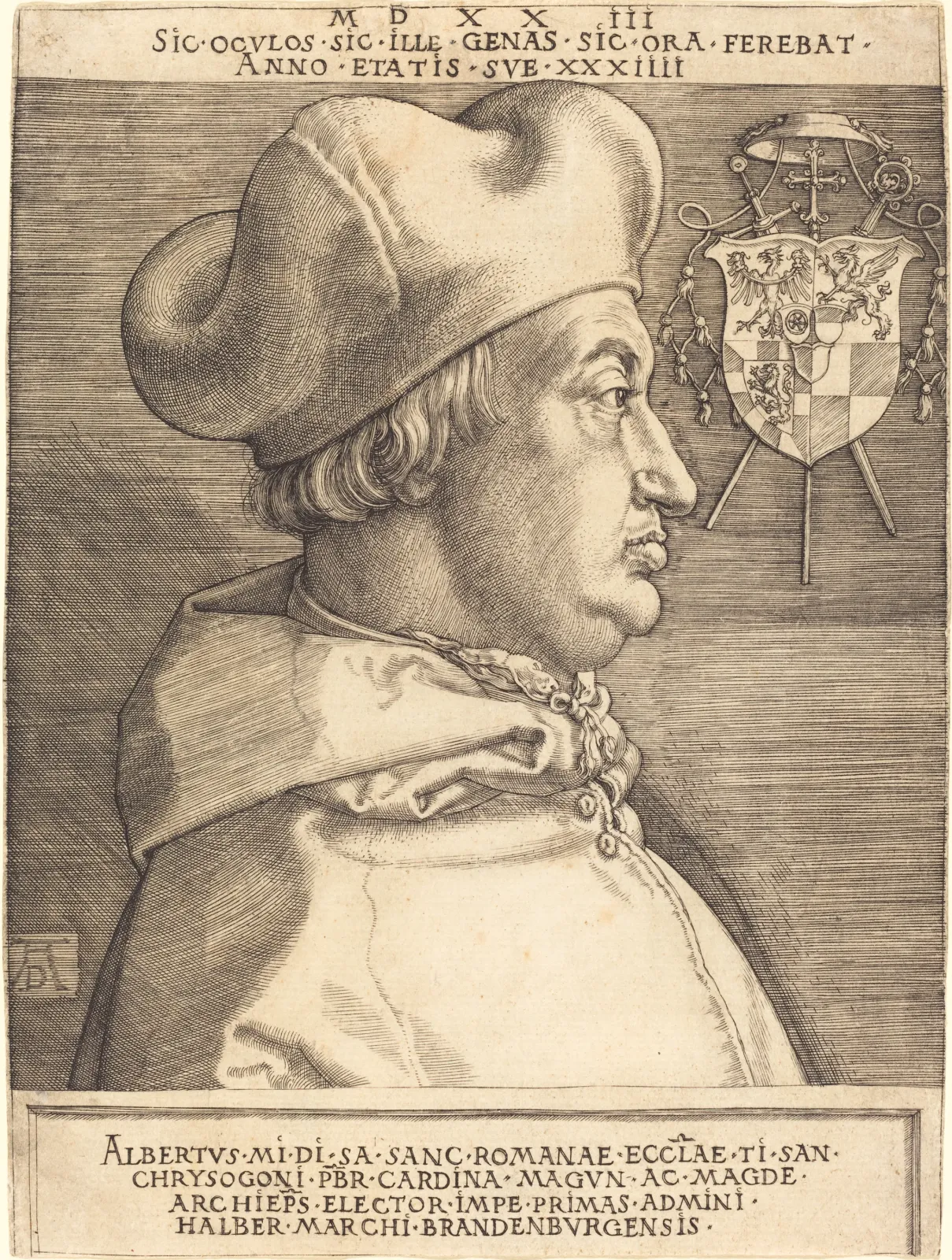 Cardinal Albrecht de Brandebourg, Albrecht Dürer