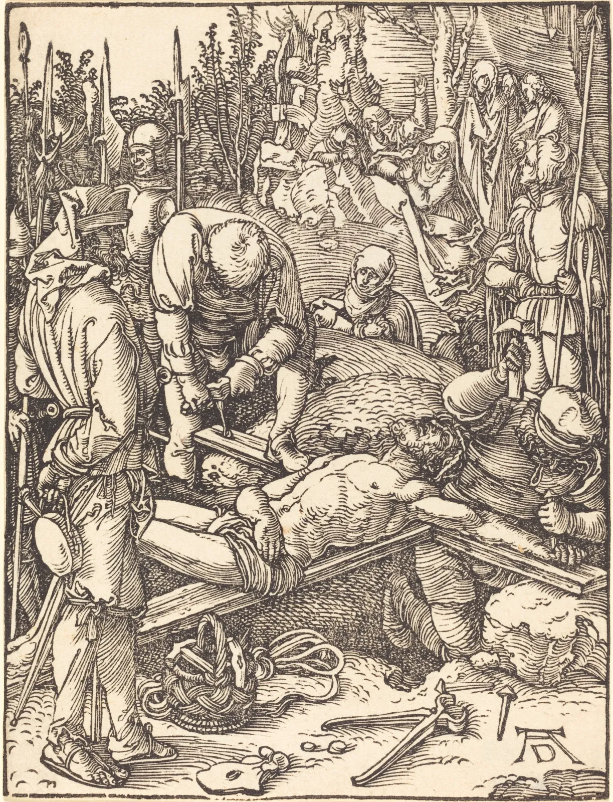 Christ cloué sur la Croix, Albrecht Dürer