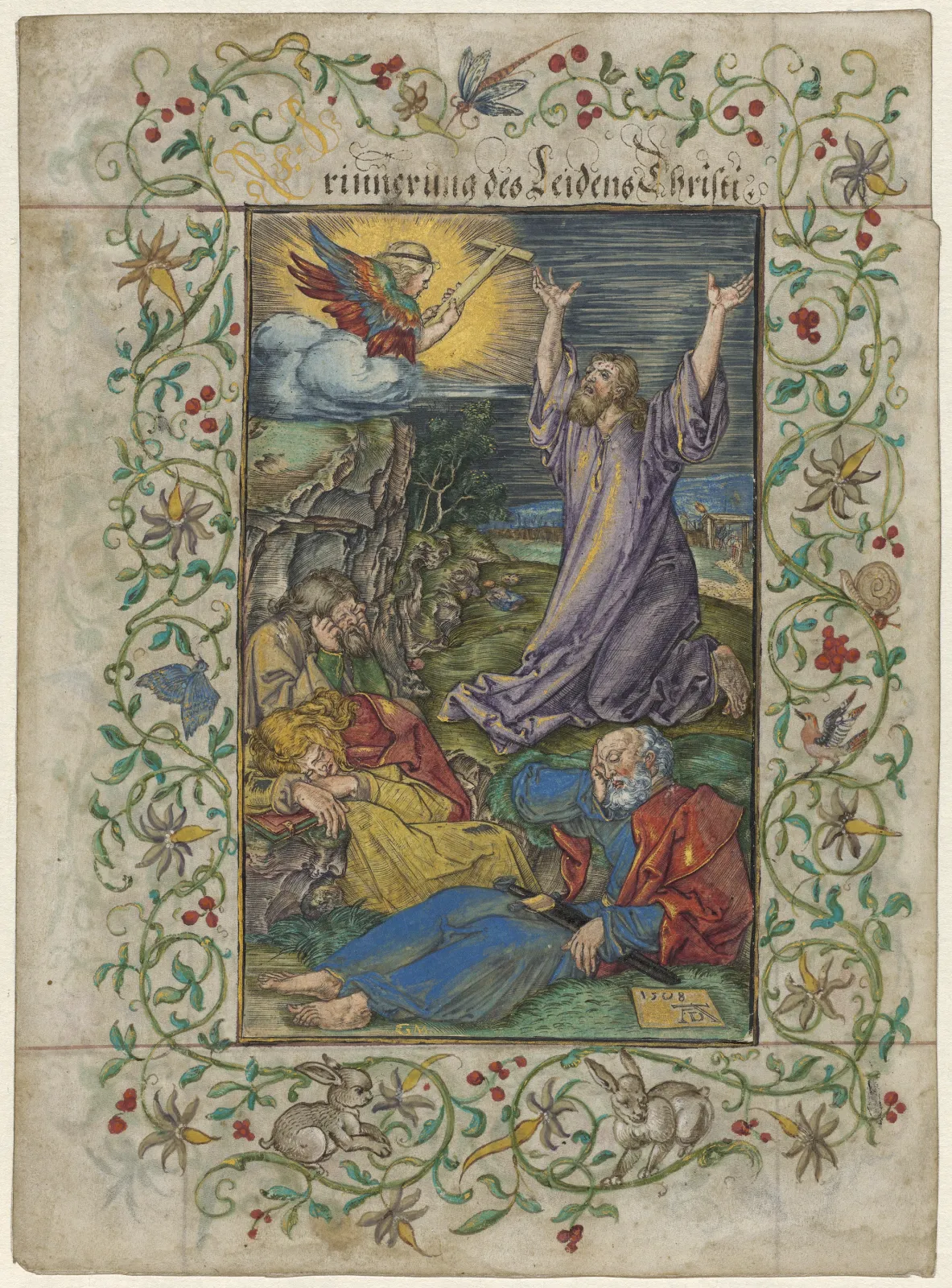 Le Christ au mont des Oliviers, Albrecht Dürer
