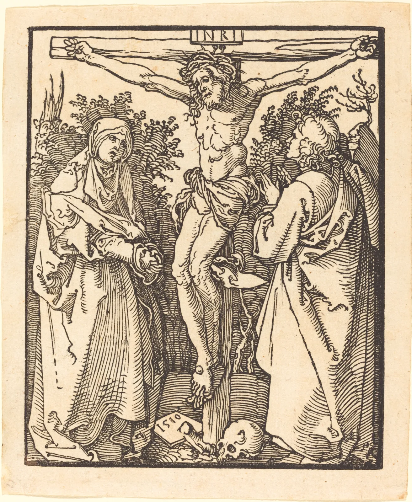 Christ sur la Croix avec la Vierge et de saint Jean, Albrecht Dürer