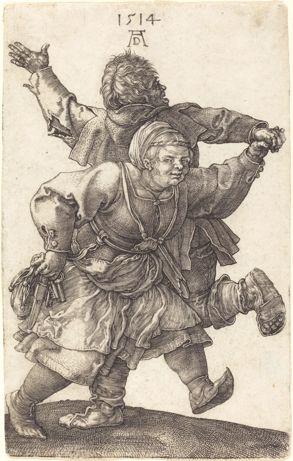 Couple de paysans dansant, Albrecht Dürer