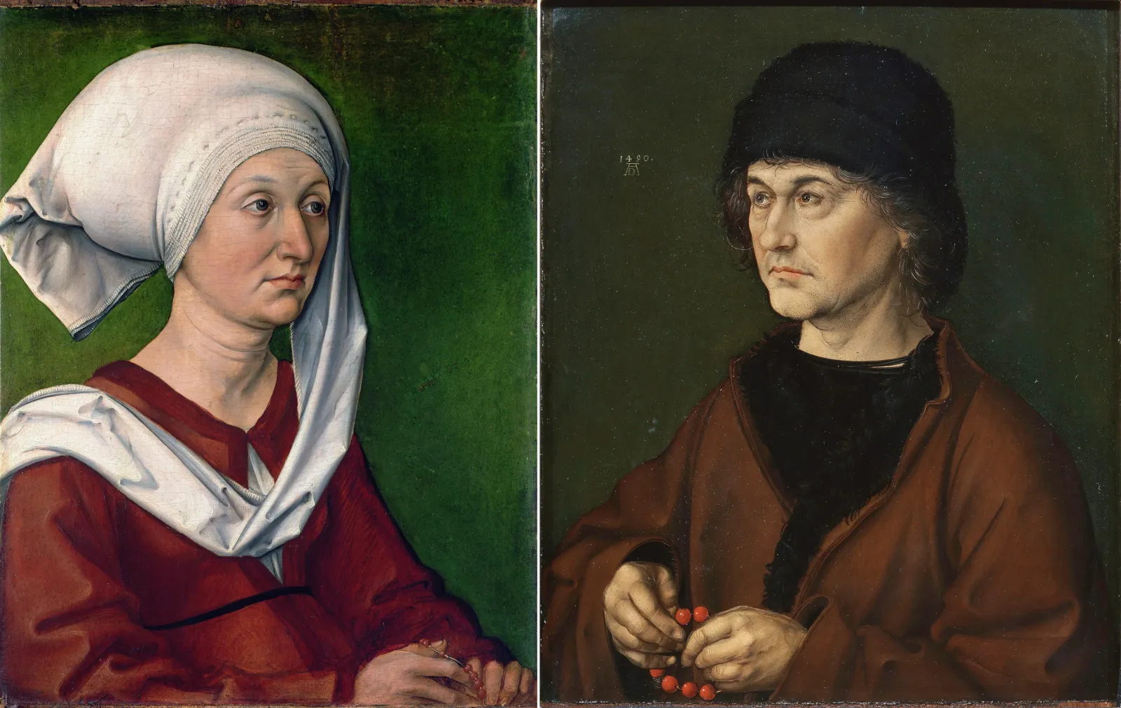 Diptyque des parents de Dürer, Albrecht Dürer
