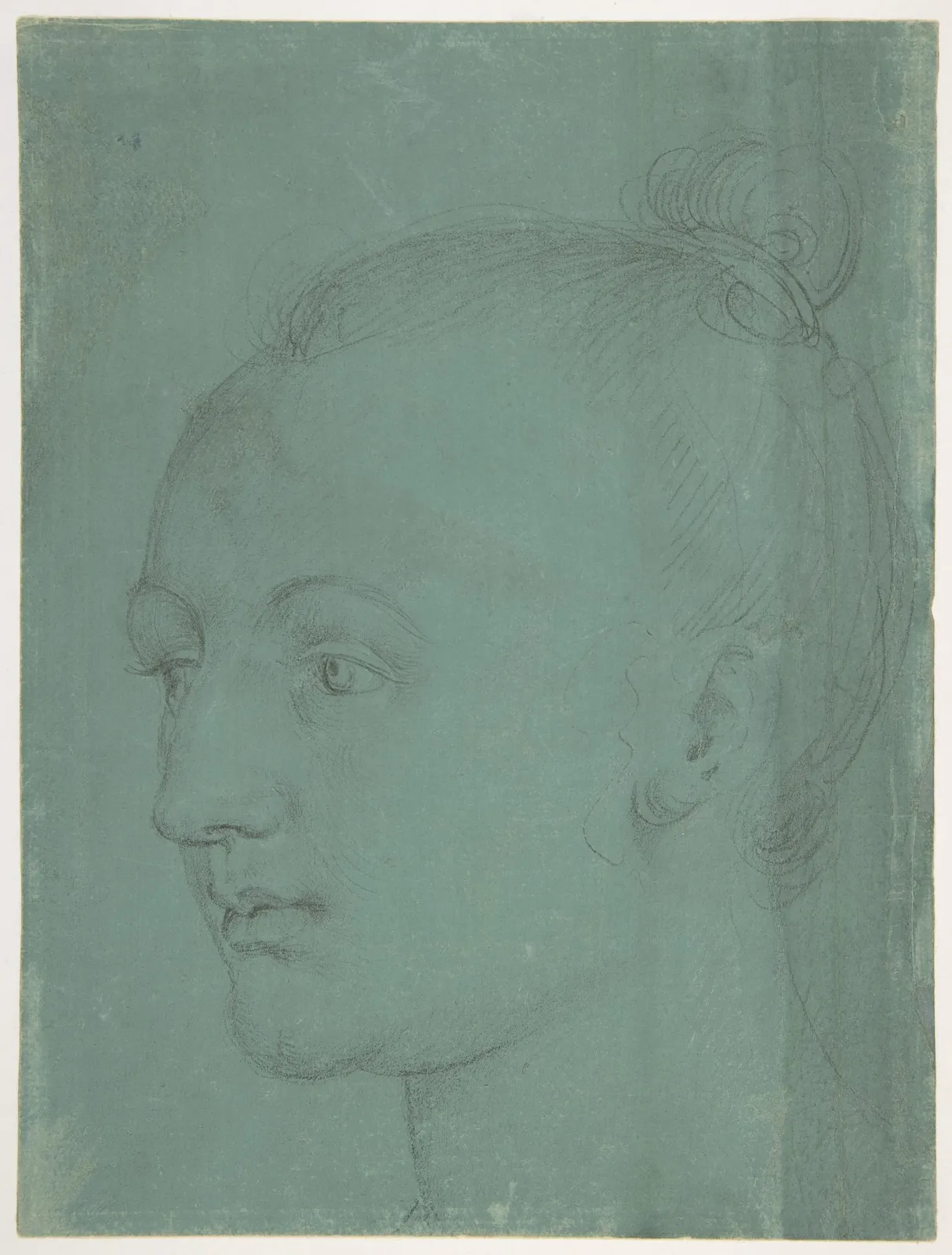 Head of a Young Woman, Albrecht Dürer