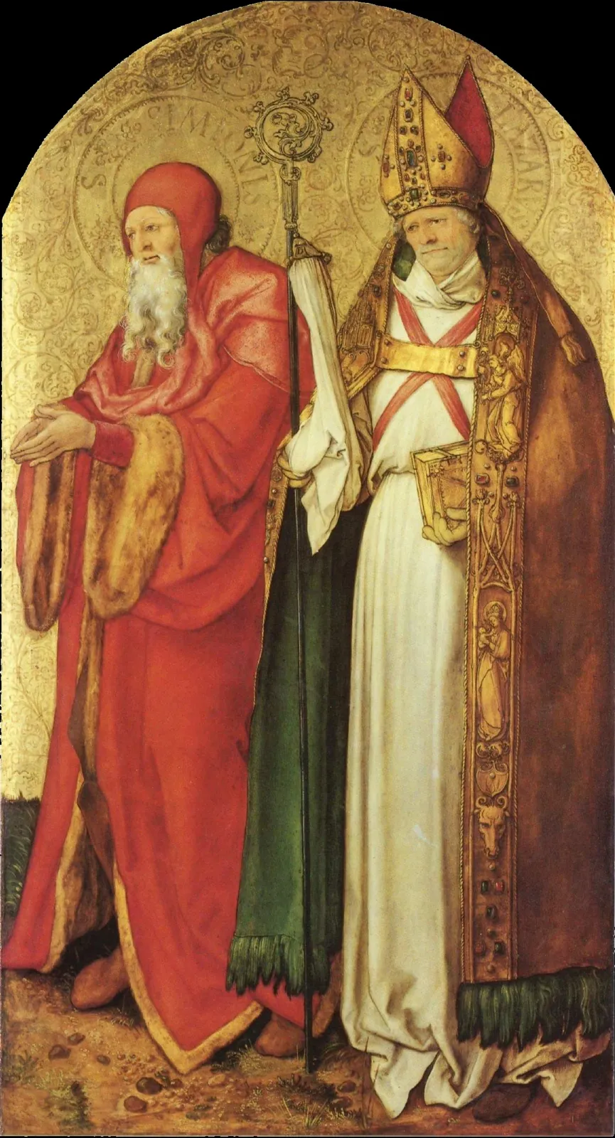 Jabach-Altar: Die Heilligen Simeon und Lazarus, Albrecht Dürer