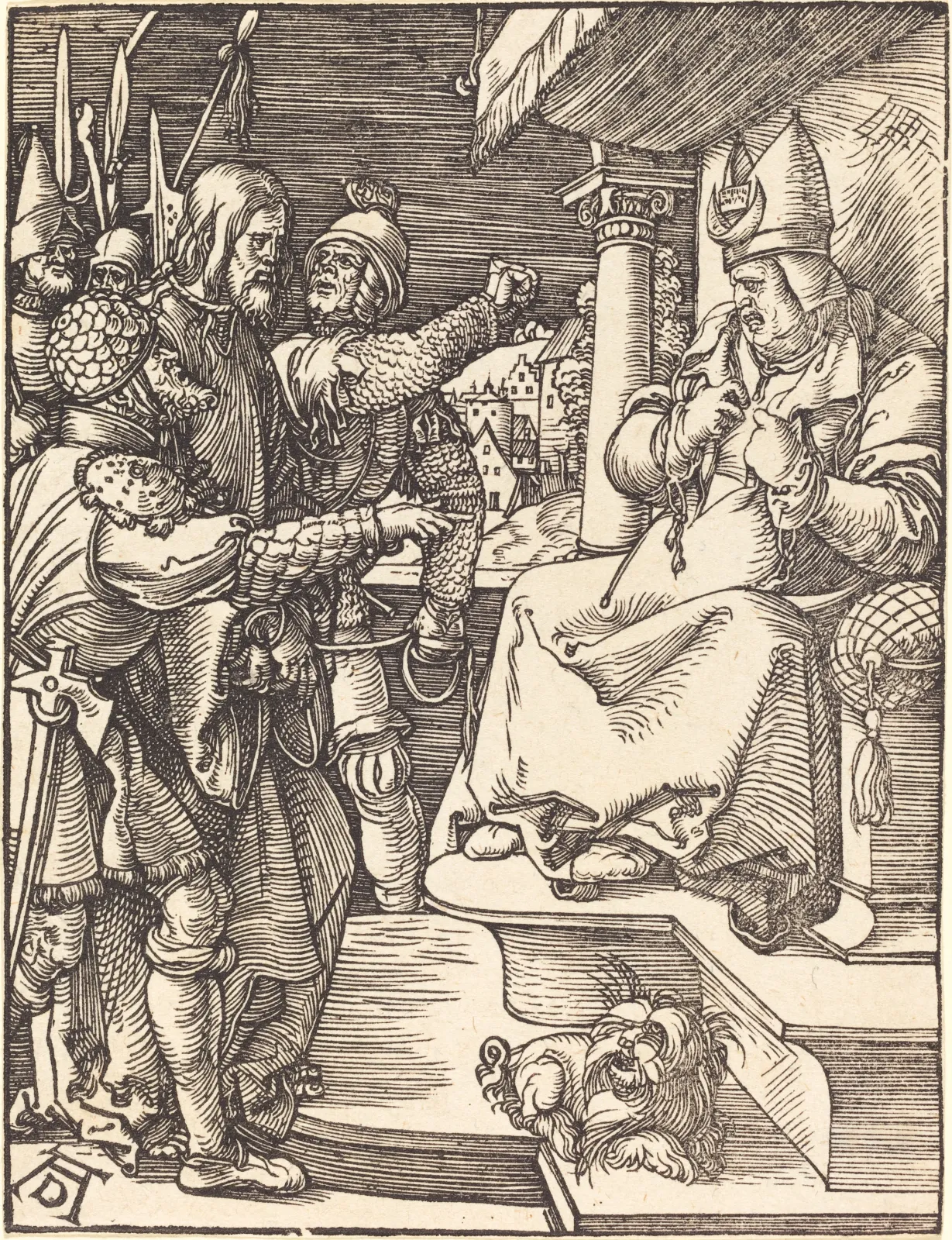Jésus devant Caïphe, Albrecht Dürer