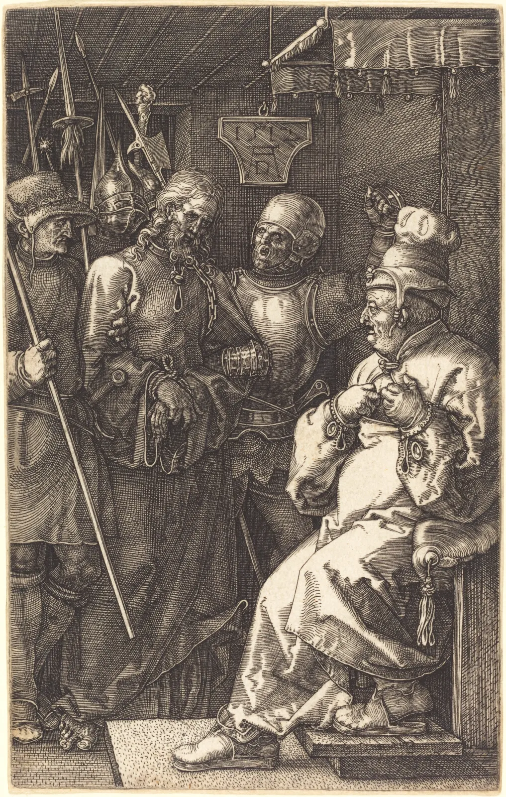 Jésus devant Caïphe, Albrecht Dürer
