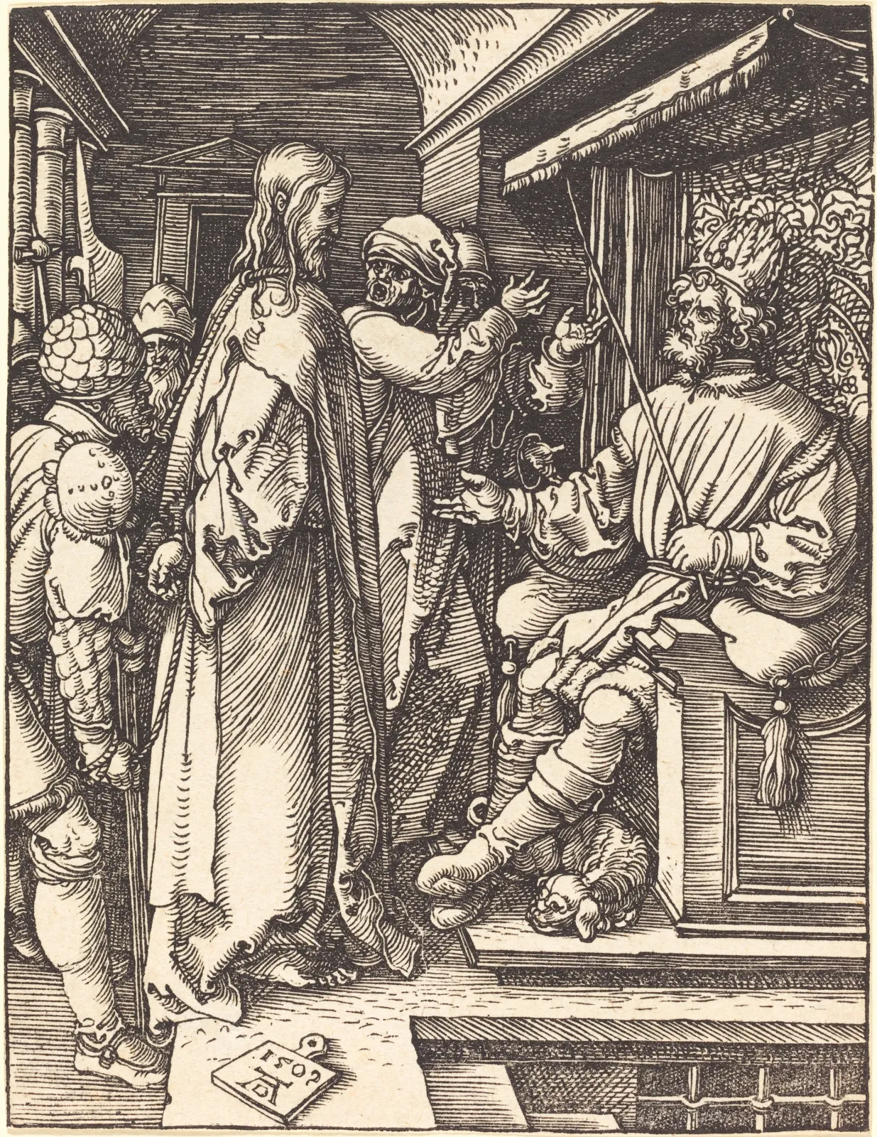 Jésus devant Hérode, Albrecht Dürer
