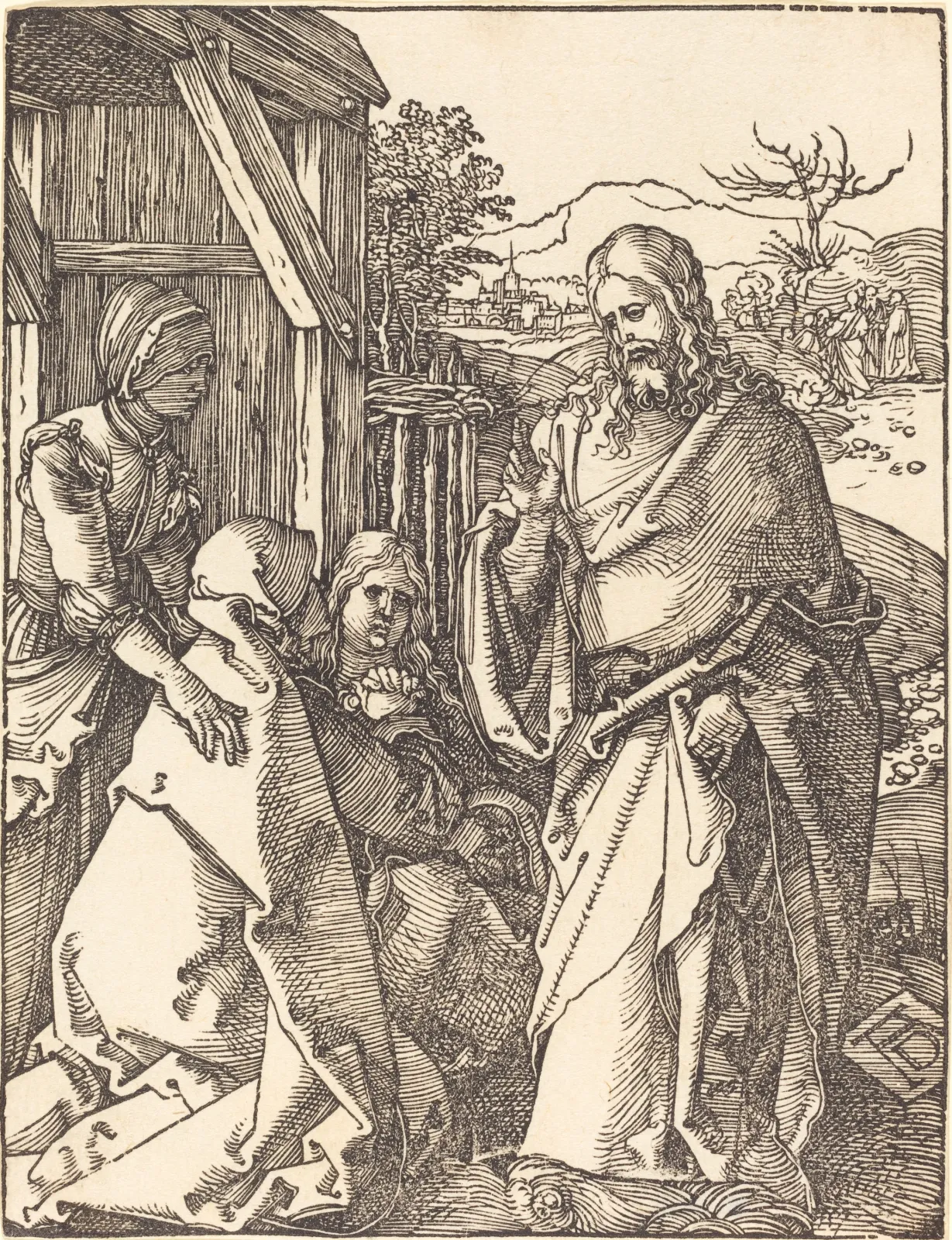 Jésus prenant congé de sa mère, Albrecht Dürer