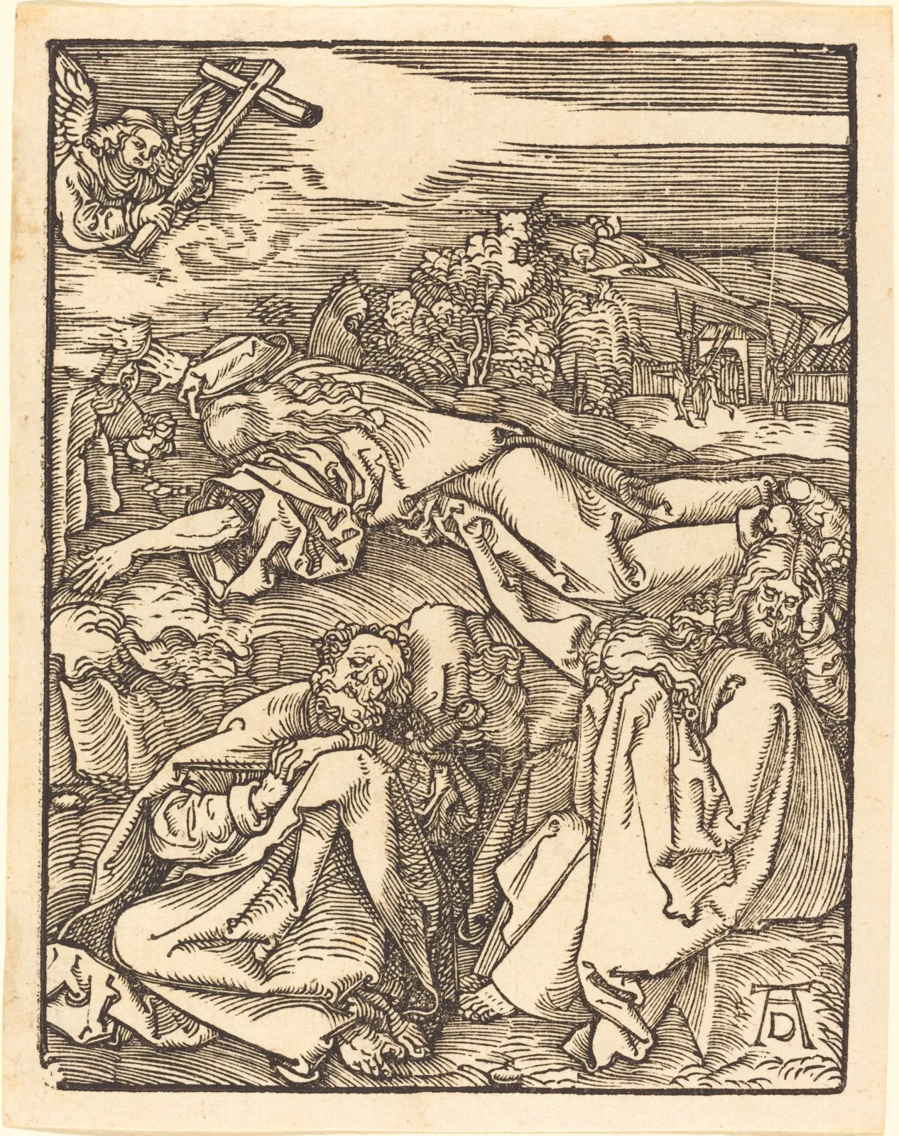 Jésus sur le mont des oliviers, Albrecht Dürer