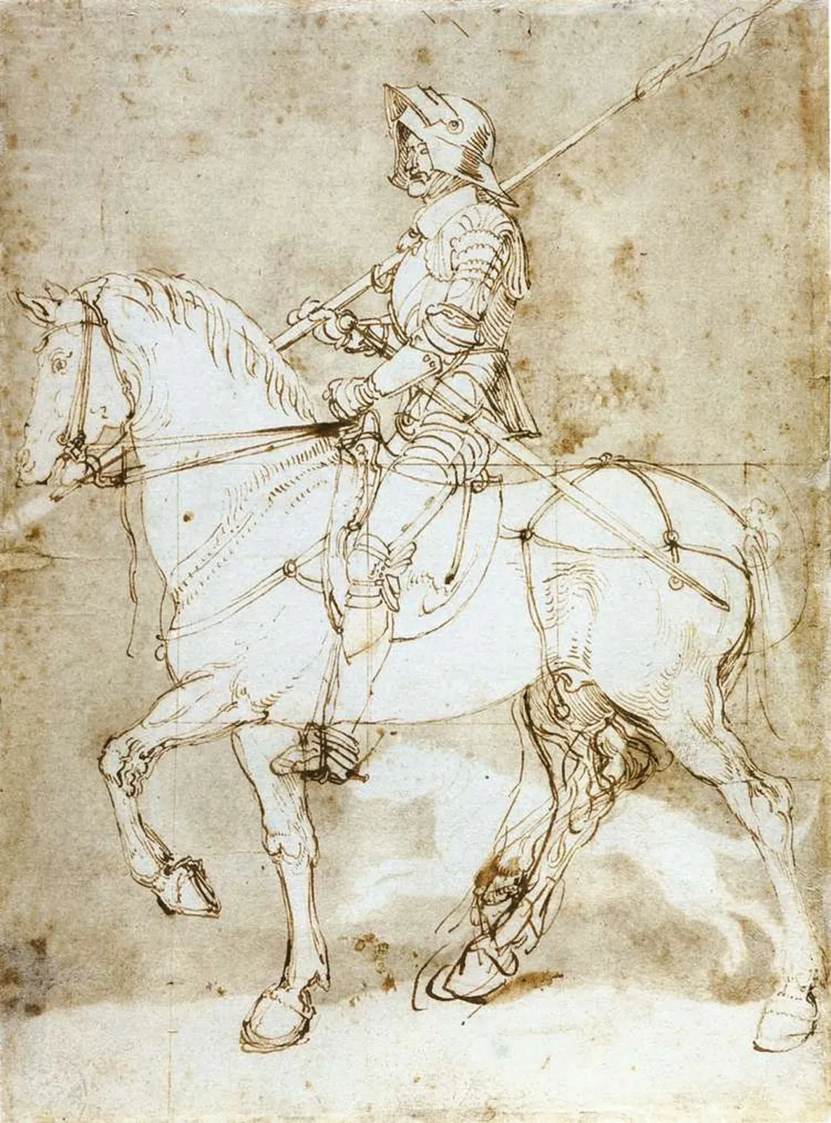 Knight on Horseback, Albrecht Dürer