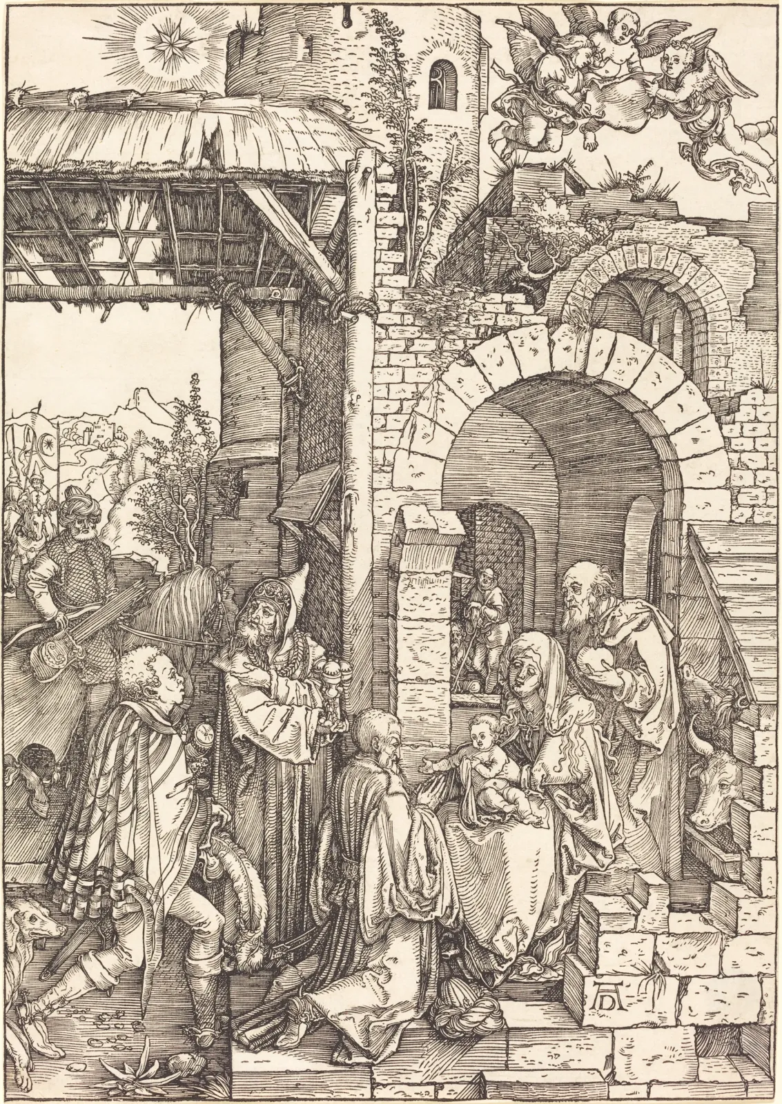 L'Adoration des rois mages, Albrecht Dürer
