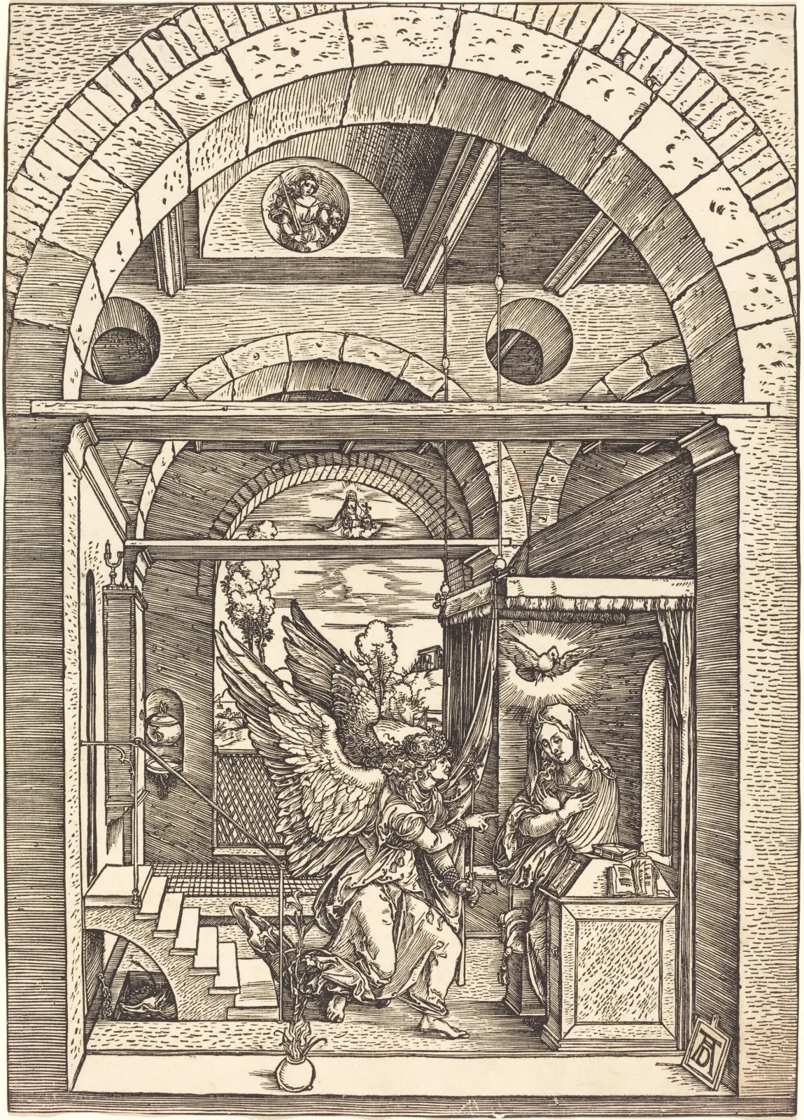 L'Annonciation, Albrecht Dürer