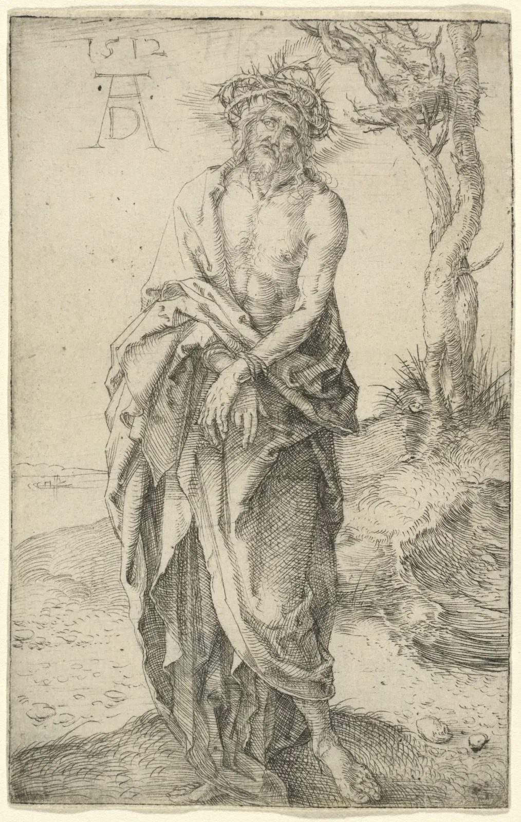 L'Homme de douleurs aux mains liées, Albrecht Dürer
